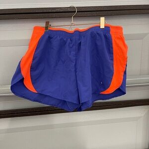 Danskin Athletic Shorts in Vibrant purple and Orange